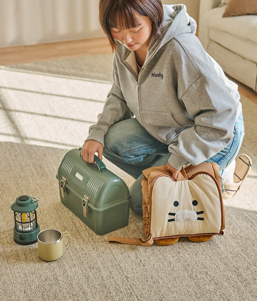 [KAKAO FRIENDS] Bread Foldable Quilted Blanket Chunsik