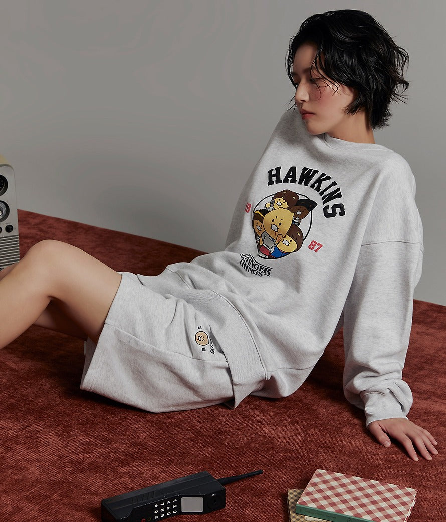 [KAKAO FRIENDS]XStranger Things Hawkins Sweatshirt