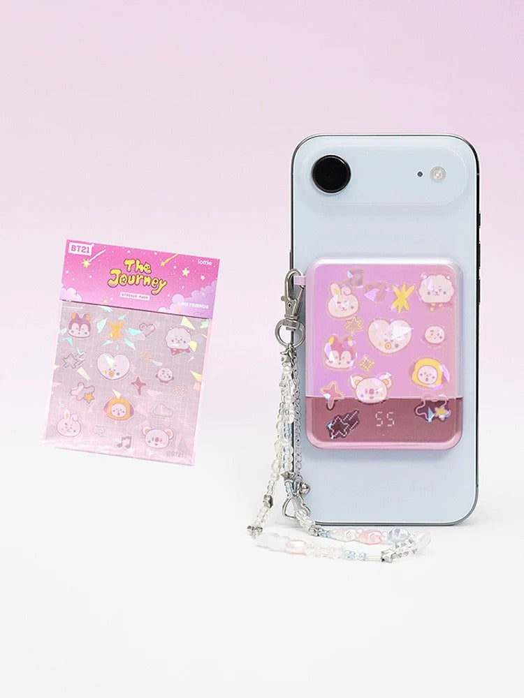 [BTS]BT21 5K Magnetic Power Bank – The Journey Pink