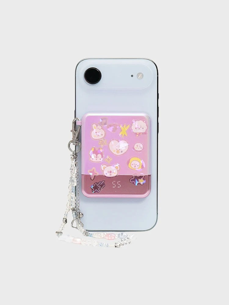 [BTS]BT21 5K Magnetic Power Bank – The Journey Pink