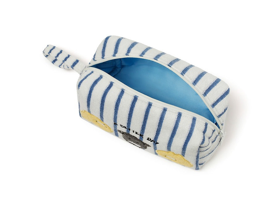 [KAKAO FRIENDS]FRIENDAY Terry Pouch Cosmetic Bag Blue Chunshik