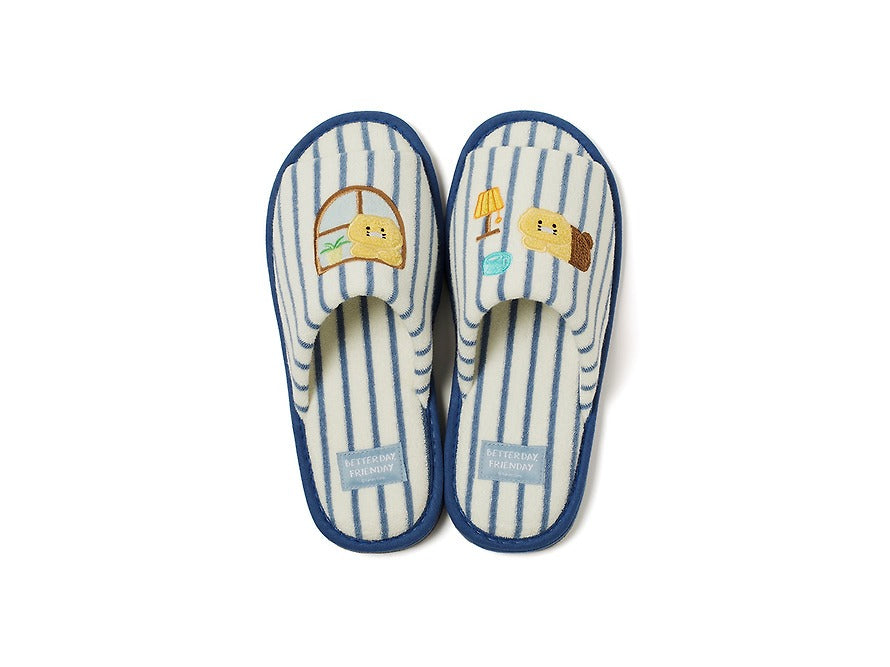 [KAKAO FRIENDS]FRIENDAY Terry Slippers Indoor Home Slippers Chunshik