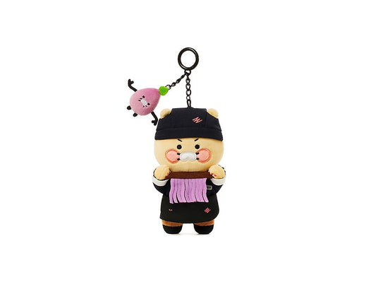 [KAKAO FRIENDS]Black and White Chef x Kakao Friends Chunsik Black Spoon Plush Keyring