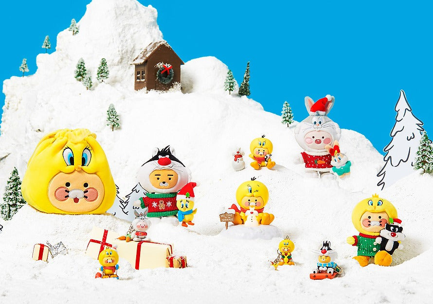 [KAKAO FRIENDS]Looney Tunes X Friends Tweety Plush Keyring