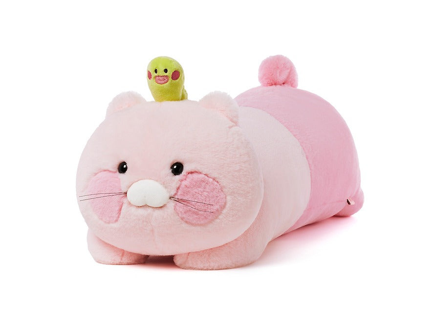 [KAKAO FRIENDS] Peach Long Body Pillow Plush Chunshik Cushion