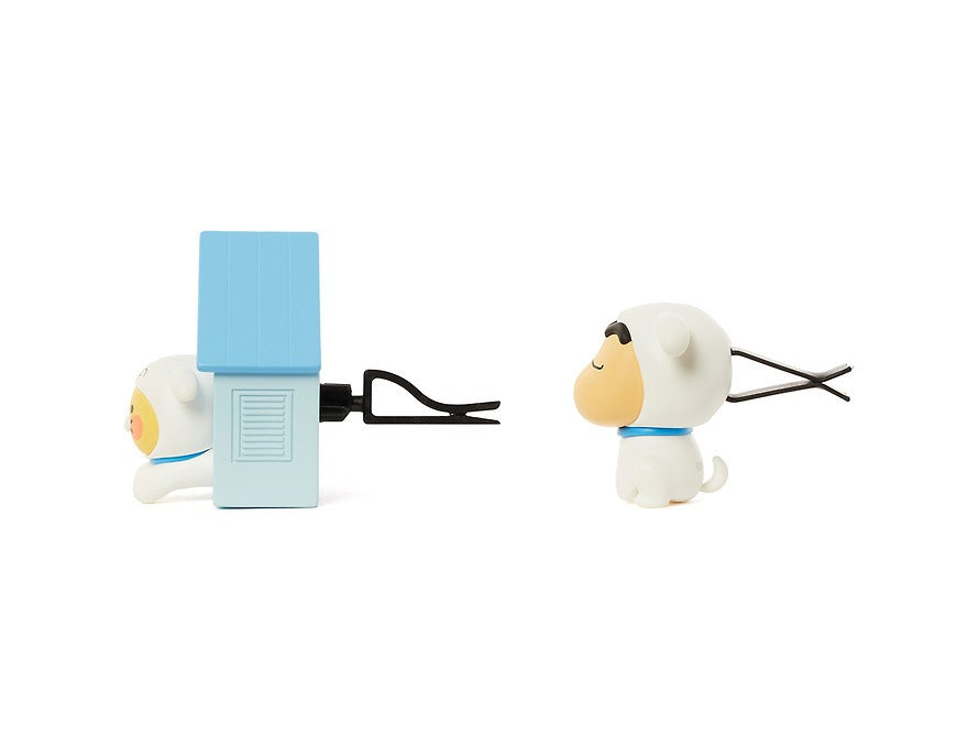 [KAKAO FRIENDS]Crayon Shin-chan x Kakao Friends Car Air Vent Directional Clip & Figure Set