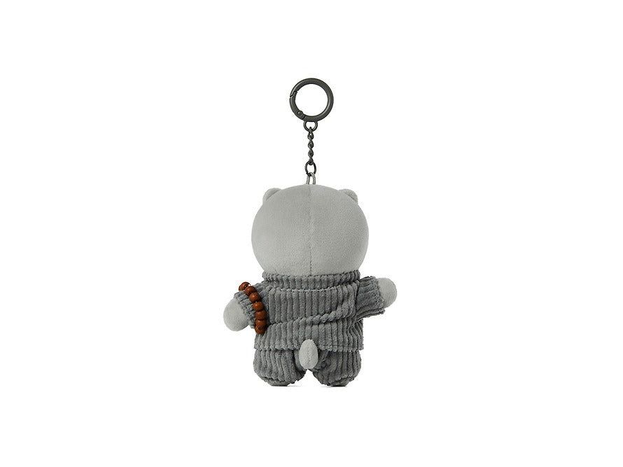 [KAKAO FRIENDS]Buddha Chun Monk Plush Keyring Gray Chunshik