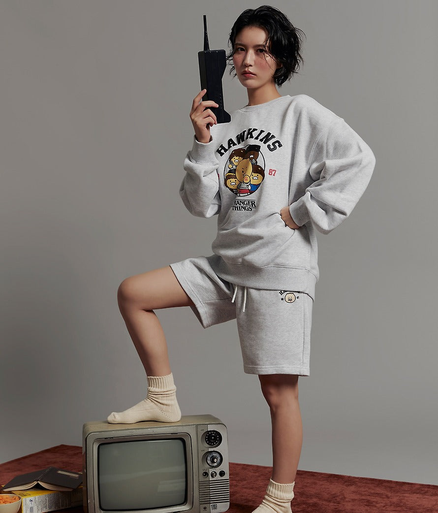 [KAKAO FRIENDS]XStranger Things Hawkins Sweatshirt