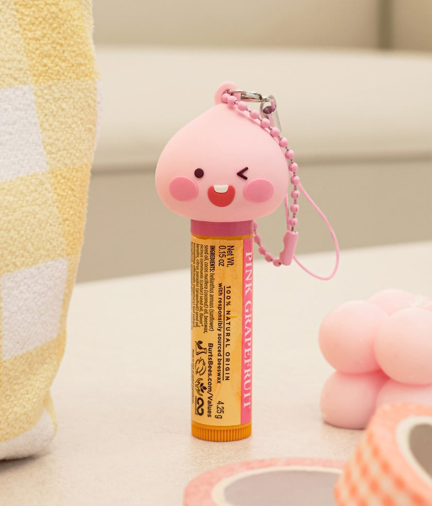 [KAKAO FRIENDS]Lip Balm Cap Keyring Chunsik,Ryan,Apeach