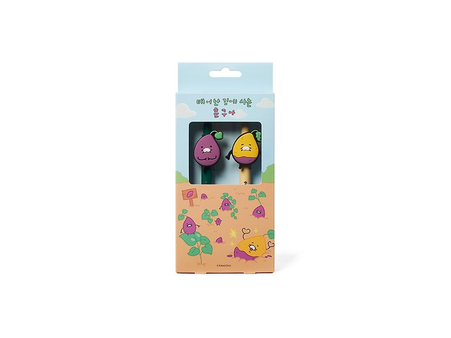 [KAKAO FRIENDS]Chunguma & Kkanguma Gel Pen Set (2pcs)