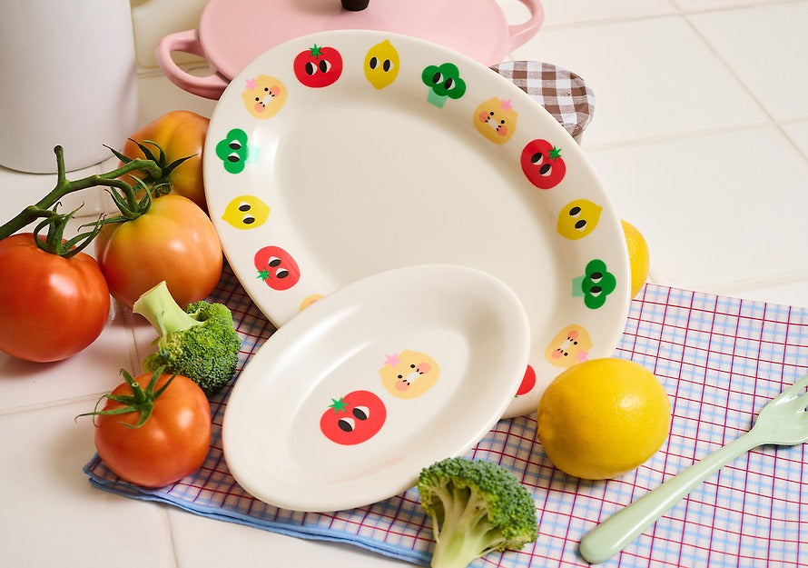 [KAKAO FRIENDS] I.A.I.A.I Friends x Kakao Friends Chunshik Melamine Plate