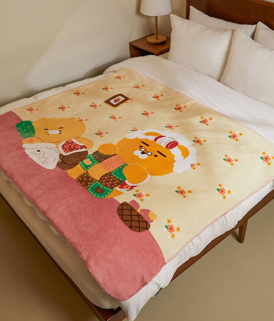 [KAKAO FRIENDS] Countryside Large Fleece Blanket_Friends