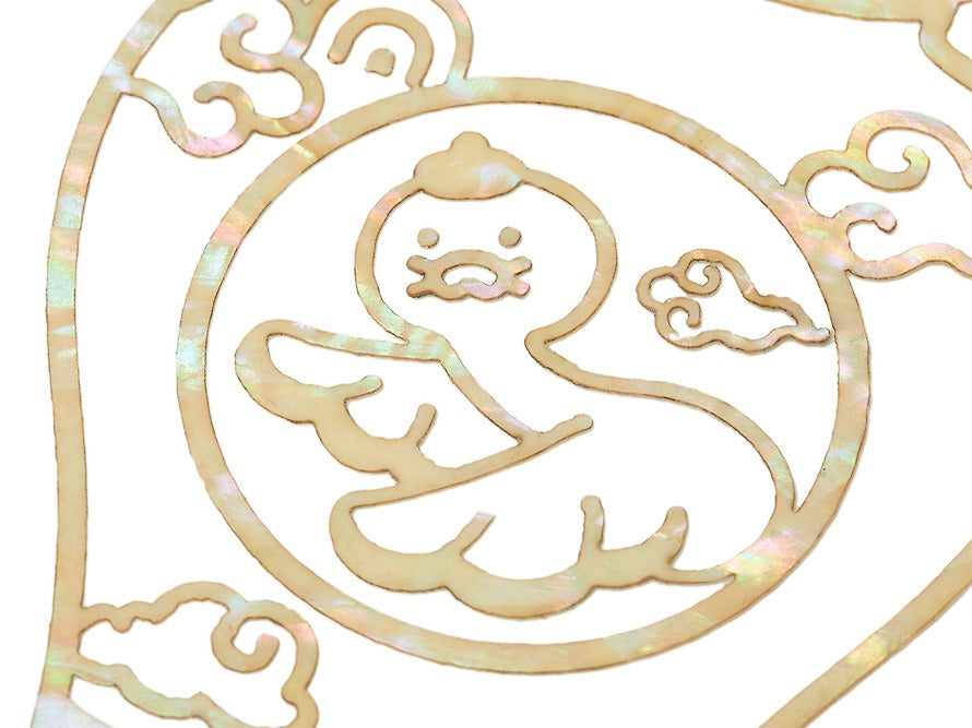 [KAKAO FRIENDS]Korean Traditional Mother of Pearl Sticker Collection Chunshik Ryan