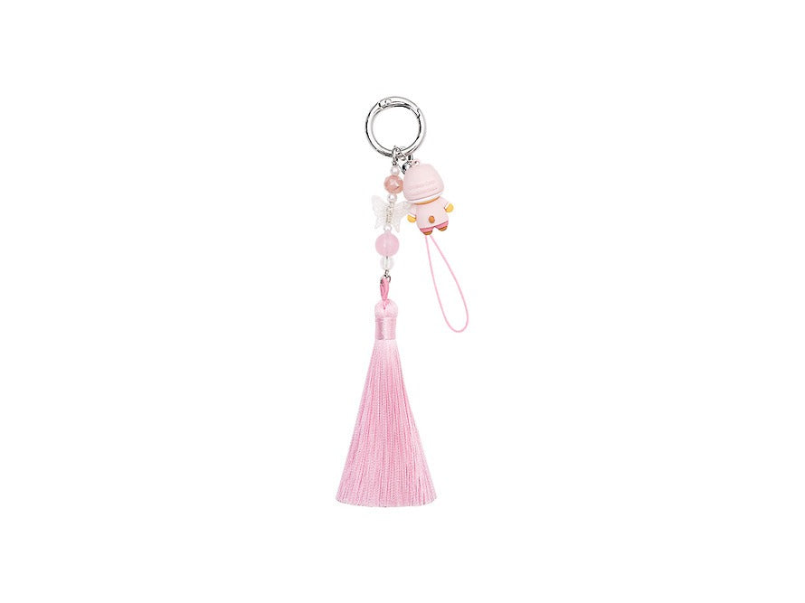 [KAKAO FRIENDS]Choonsik Figure Tassel Strap Keychain Korean Traditional Hanbok Keyring