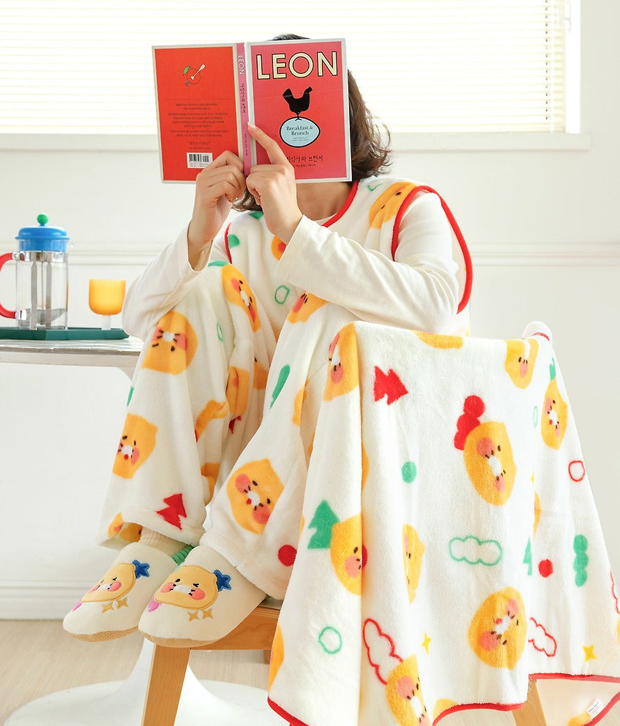 [KAKAO FRIENDS] Cozy Sleeveless Vest Chunsik/Ryan