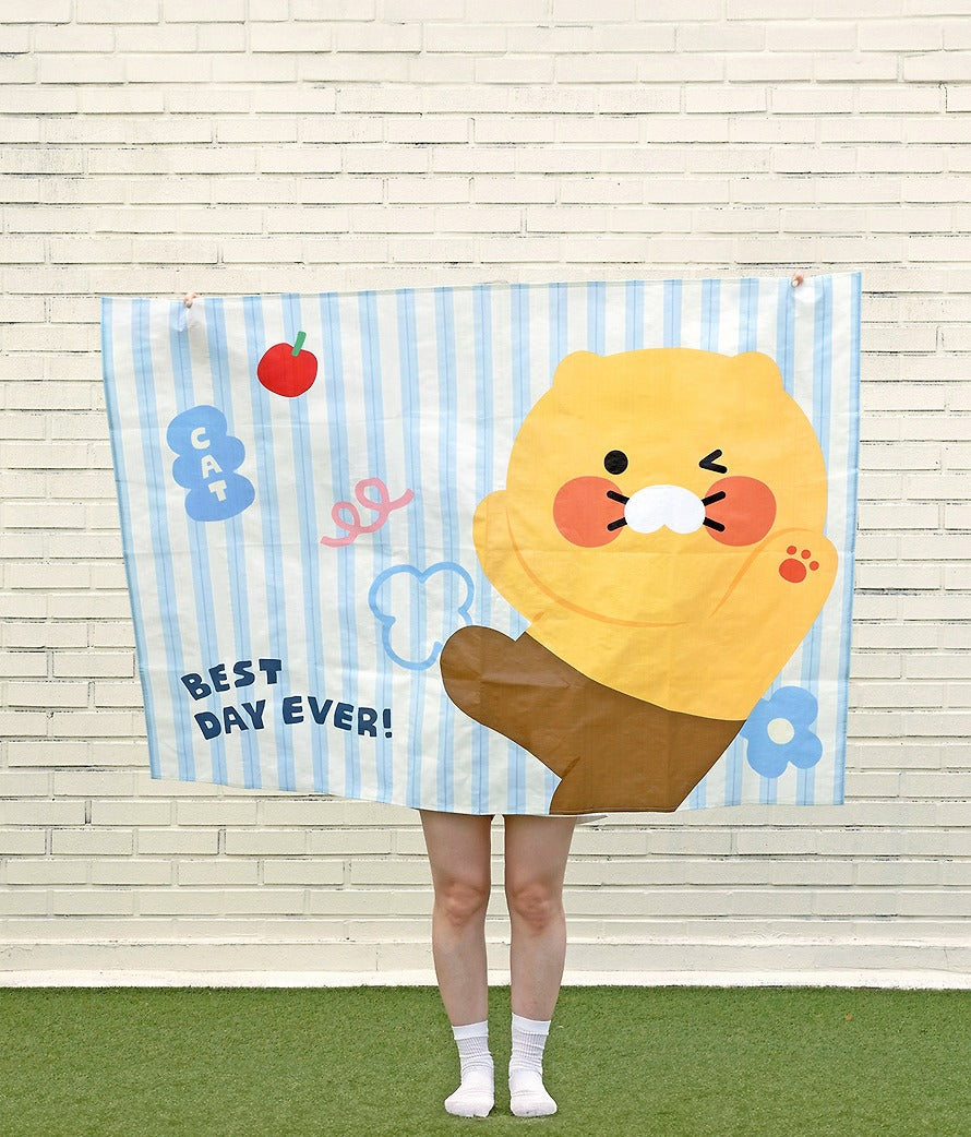 [KAKAO FRIENDS]Chunsik Foldable Picnic Mat with Pouch