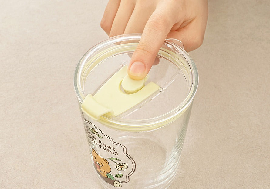 [KAKAO FRIENDS] Glass Tumbler Ryan & Apeach