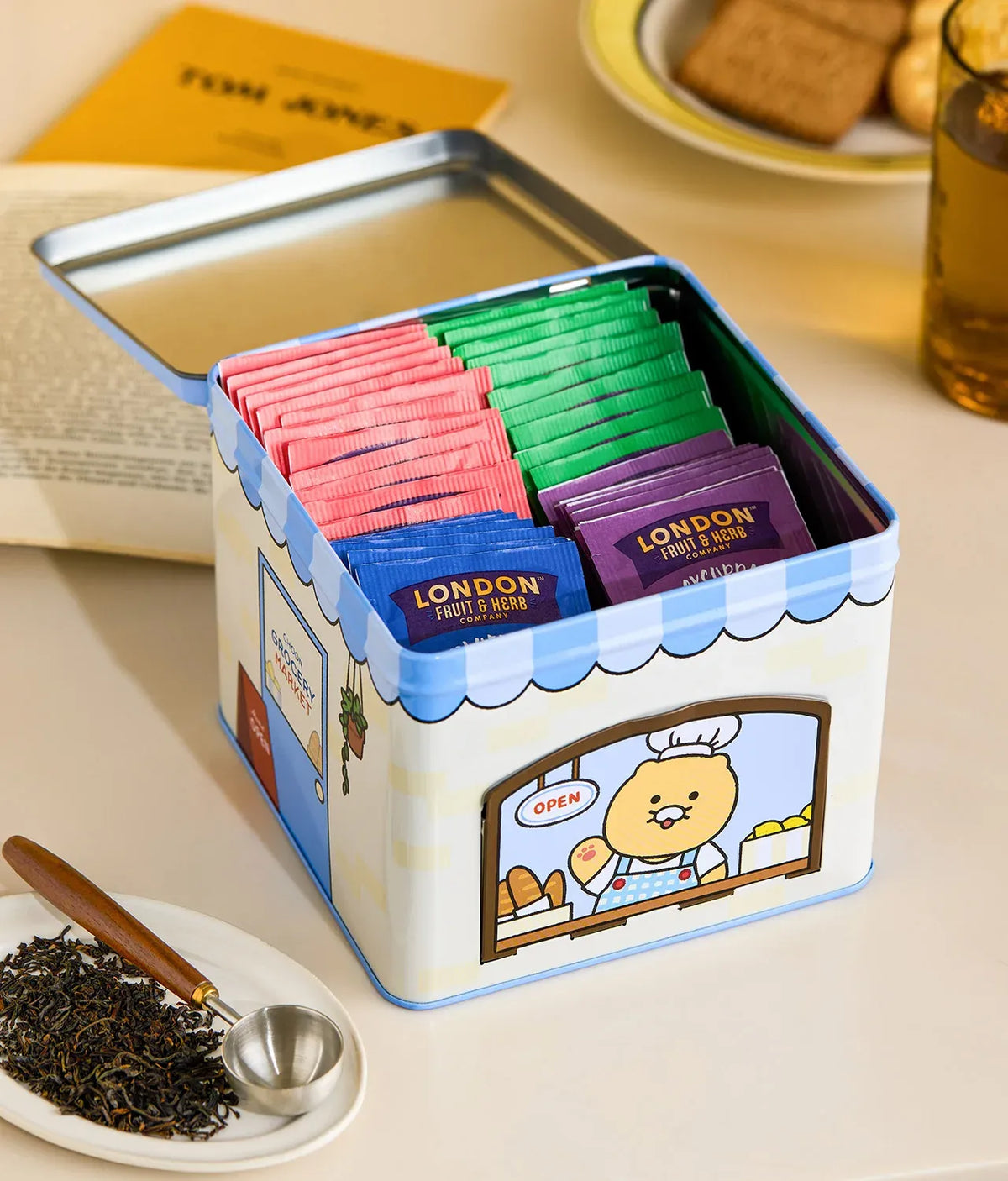 [KAKAO FRIENDS]Chunshik Grocery Market Dream Bag Tin Case