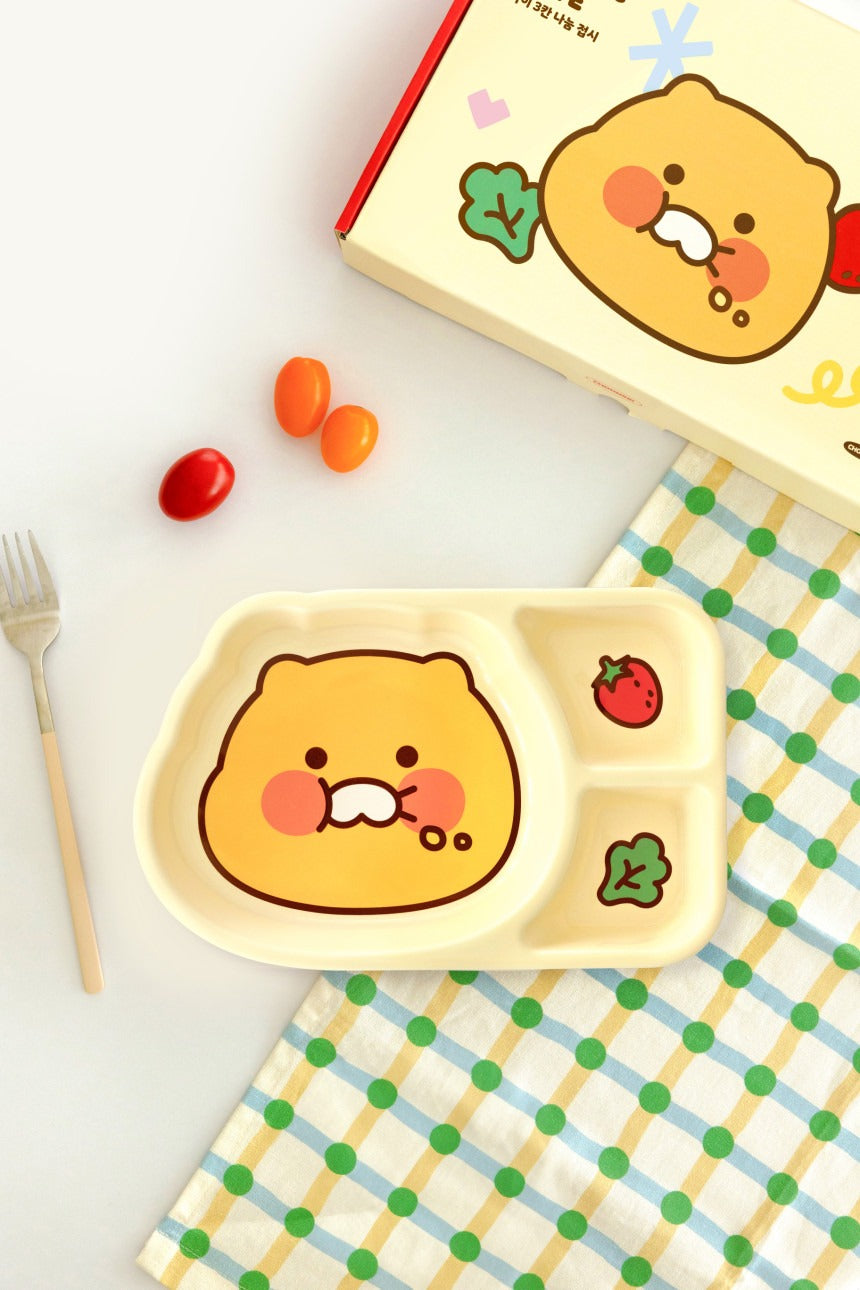 [KAKAO FRIENDS]Chunsik 3-Section Tableware Set with Fork