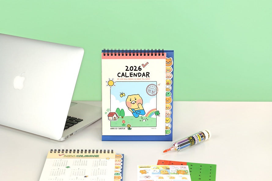 [KAKAO FRIENDS] Every Day 2026 Index Desk Calendar