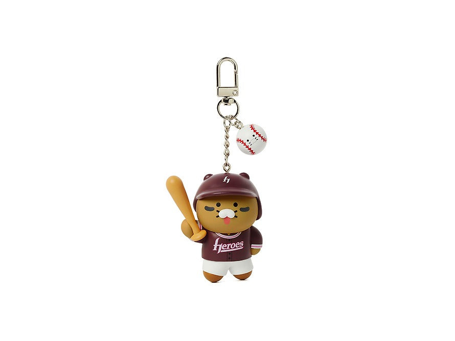 [KAKAO FRIENDS] KBO x Kakao Friends Chunshik Batter Figure Keyring Collection