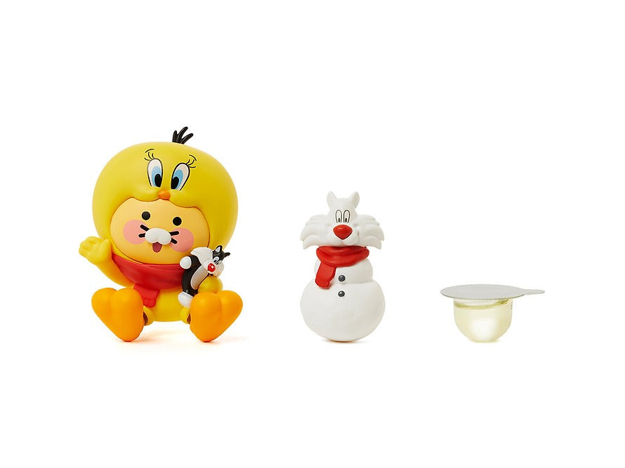 [KAKAO FRIENDS] Looney Tunes X Friends Car Air Freshener & Figure Set Baby Chunsik