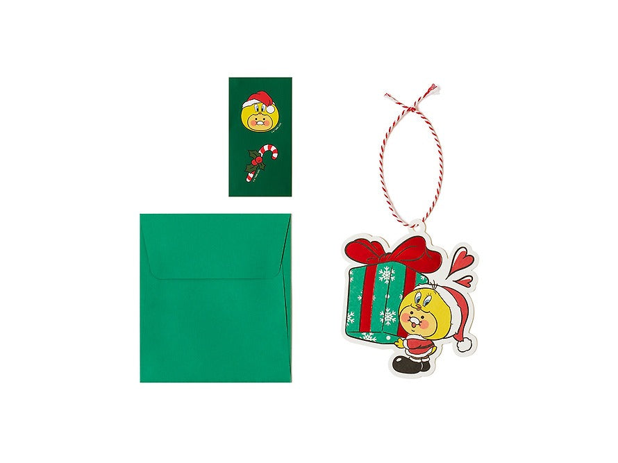 [KAKAO FRIENDS] Looney Tunes X Friends Christmas Ornament Card Baby Chunsik