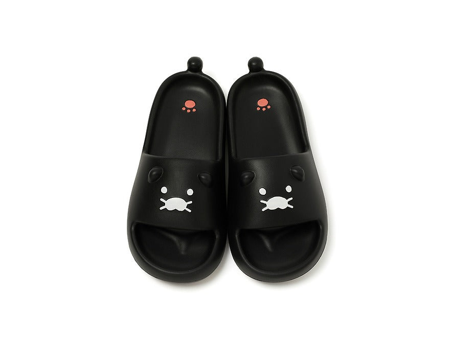 [KAKAO FRIENDS]Black Choonsik Slide Slippers