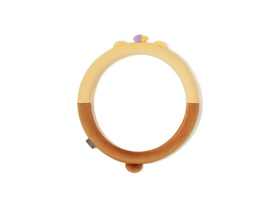 [KAKAO FRIENDS]Fuzzy Steering Wheel Cover Choonsik