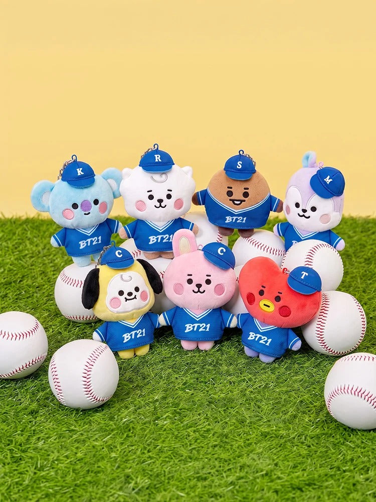 [BTS]BT21 Baseball Finger Doll Keyring