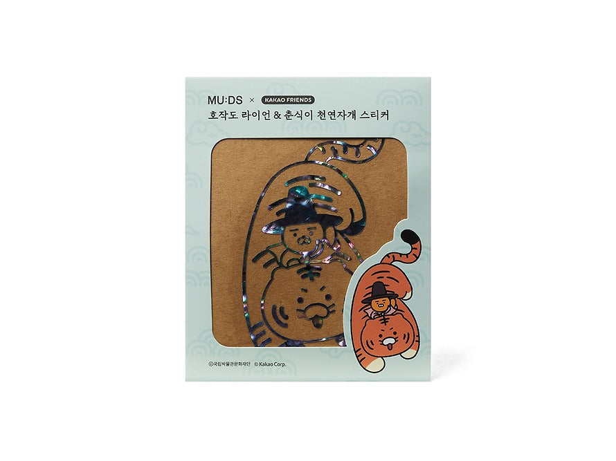 [KAKAO FRIENDS]Korean Traditional Mother of Pearl Sticker Collection Chunshik Ryan