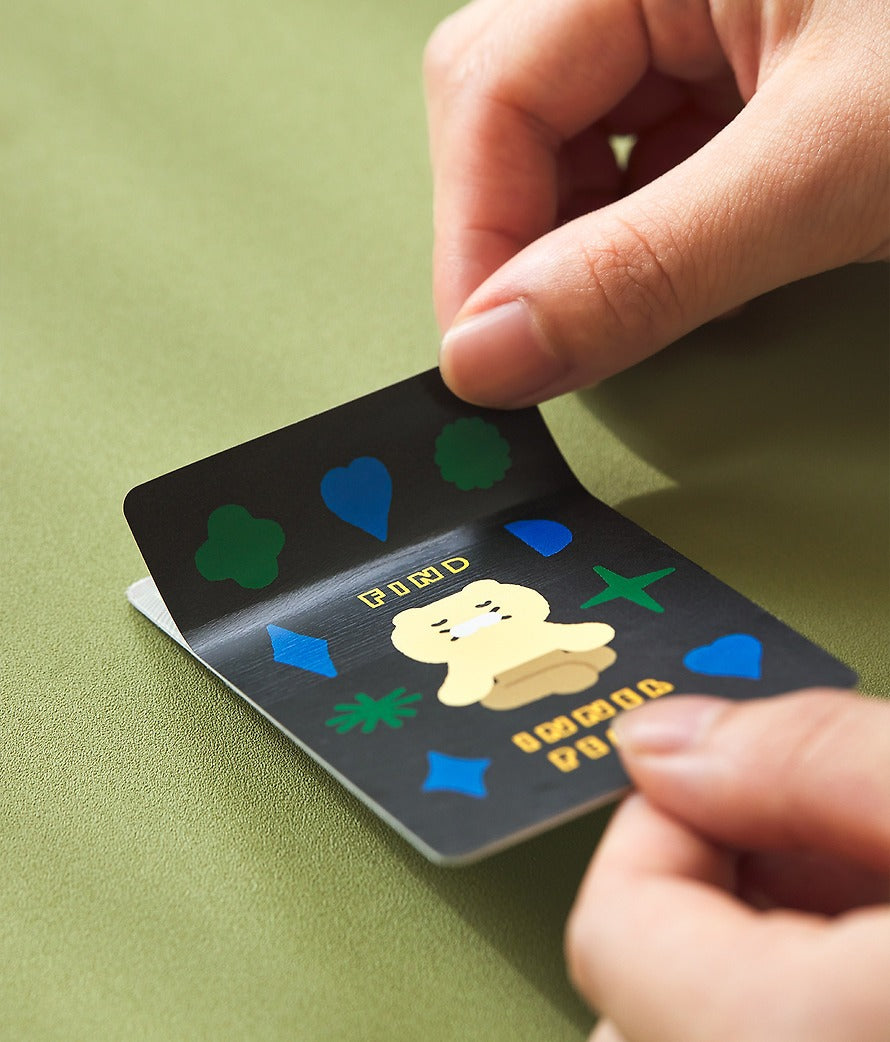 [KAKAO FRIENDS] Card Cover Sticker Set Ryan & Chunsik