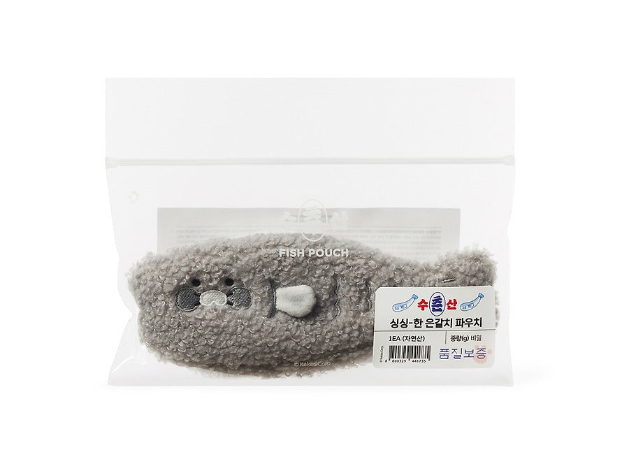 [KAKAO FRIENDS]Choonsik Hairtail Fish Plush Pouch Cute Character Bag