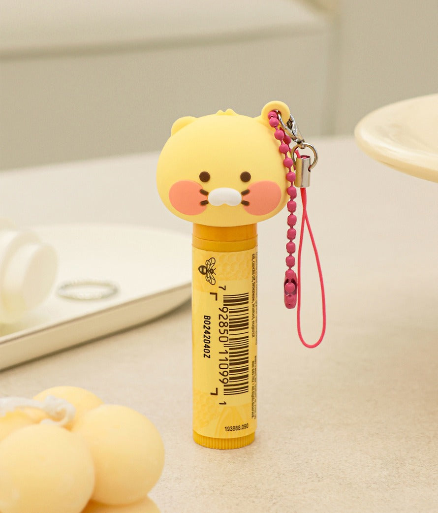 [KAKAO FRIENDS]Lip Balm Cap Keyring Chunsik,Ryan,Apeach