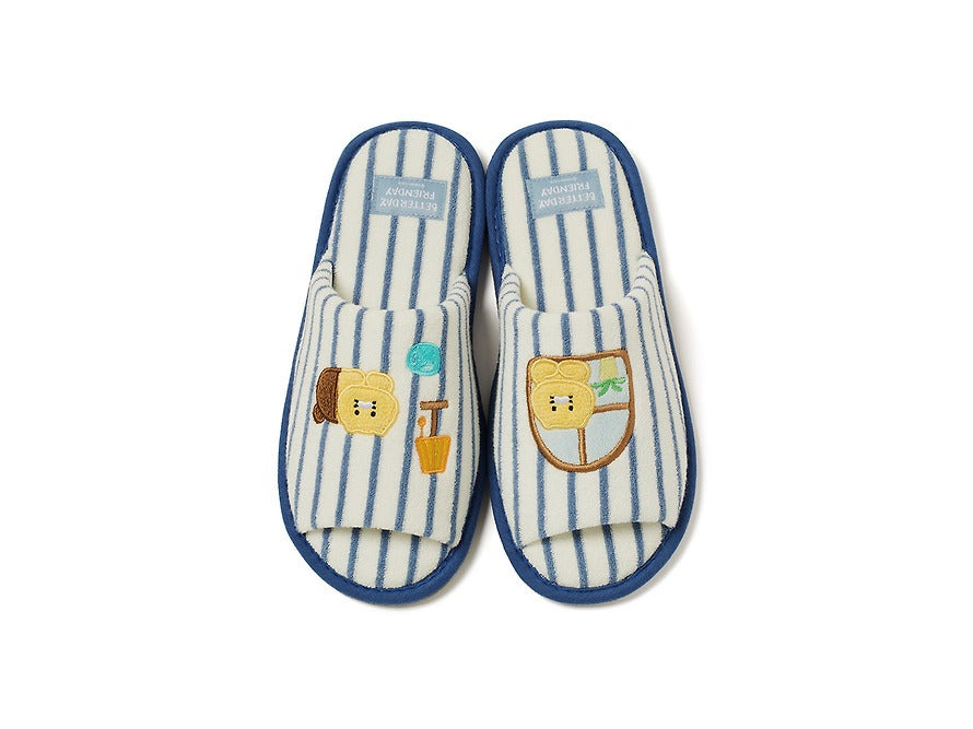 [KAKAO FRIENDS]FRIENDAY Terry Slippers Indoor Home Slippers Chunshik