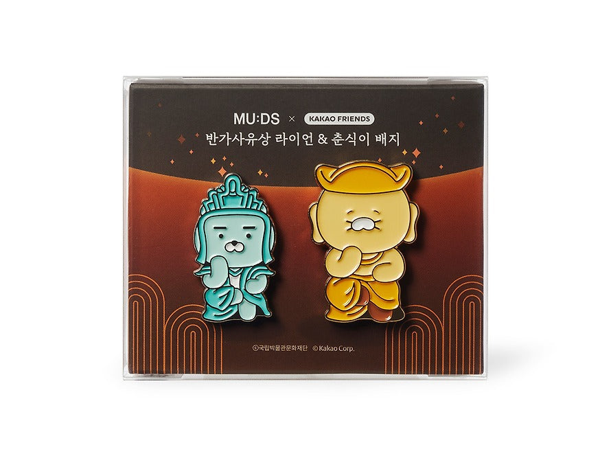 [KAKAO FRIENDS]Kakao Friends Korean Traditional Badge Set Collection