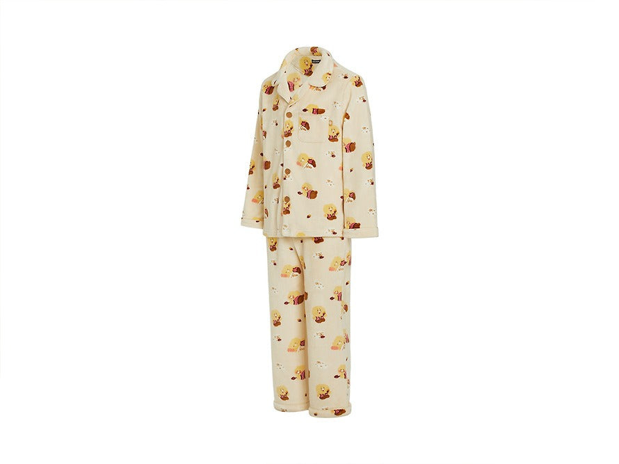 [KAKAO FRIENDS] Countryside Series Flannel Pajama Set Chunsik