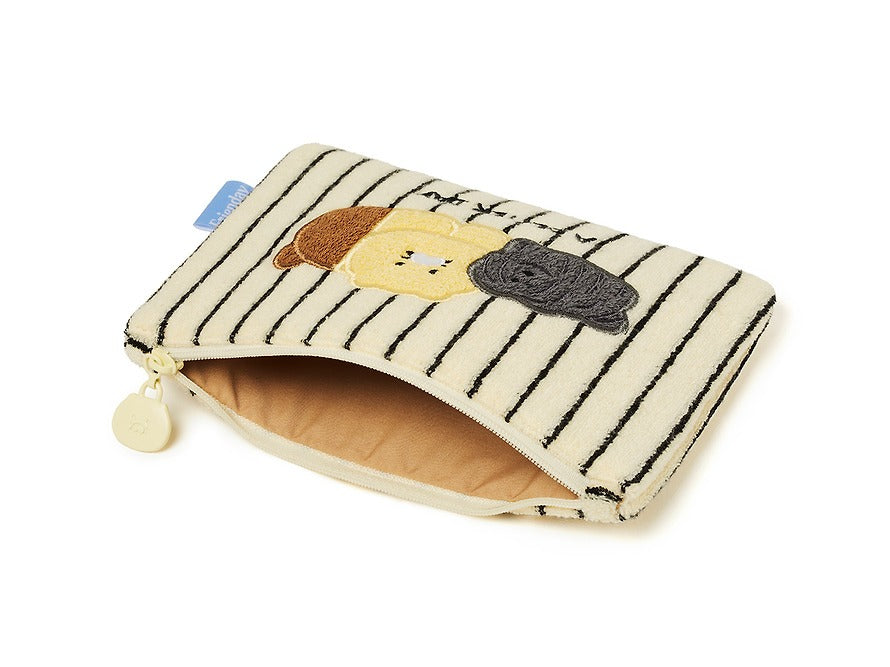 [KAKAO FRIENDS]FRIENDAY Terry Square Pouch Cosmetic Bag Chunshik