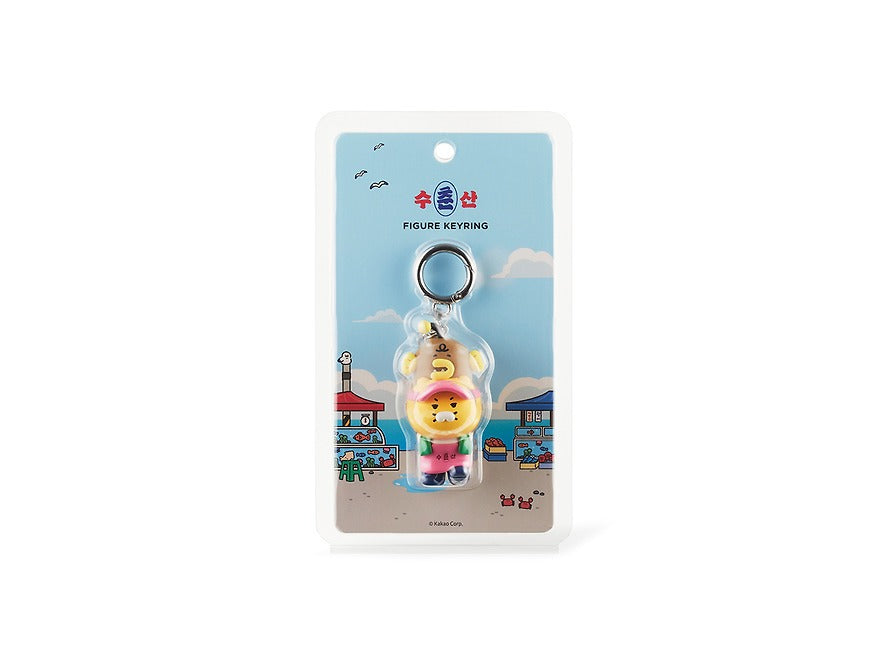 [KAKAO FRIENDS]Choonsik Seafood Market Figure Keychain Collection 4 Types