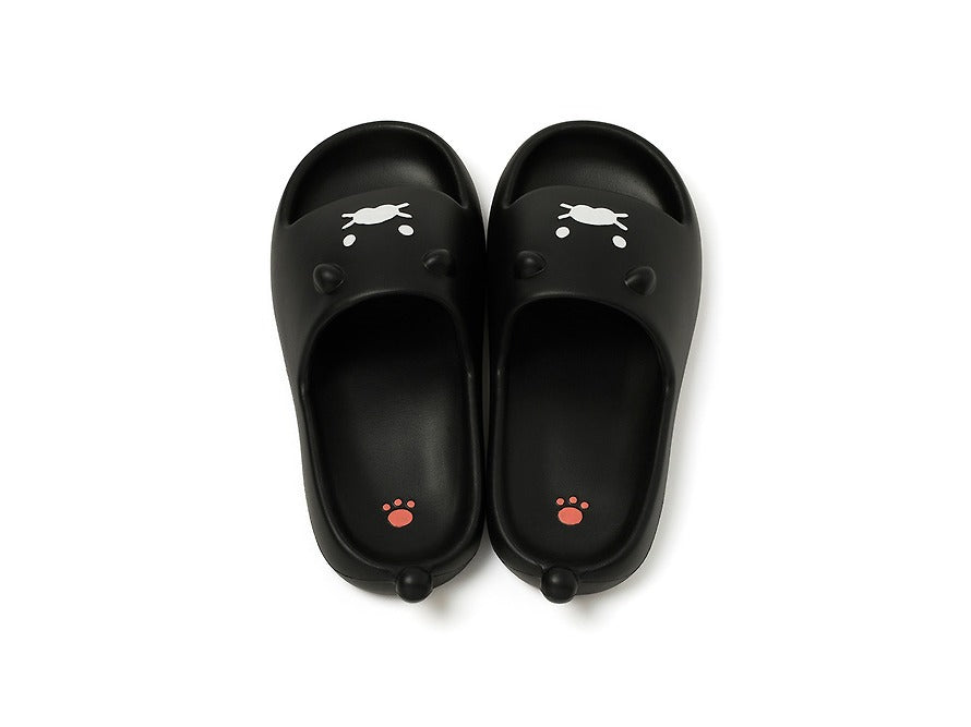 [KAKAO FRIENDS]Black Choonsik Slide Slippers