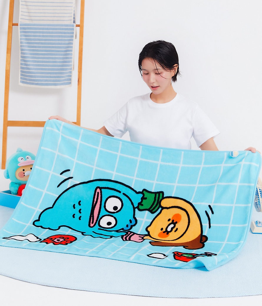 [KAKAO FRIENDS] × Hangyodon Soft Bath Towel (Chunsik Ver.)