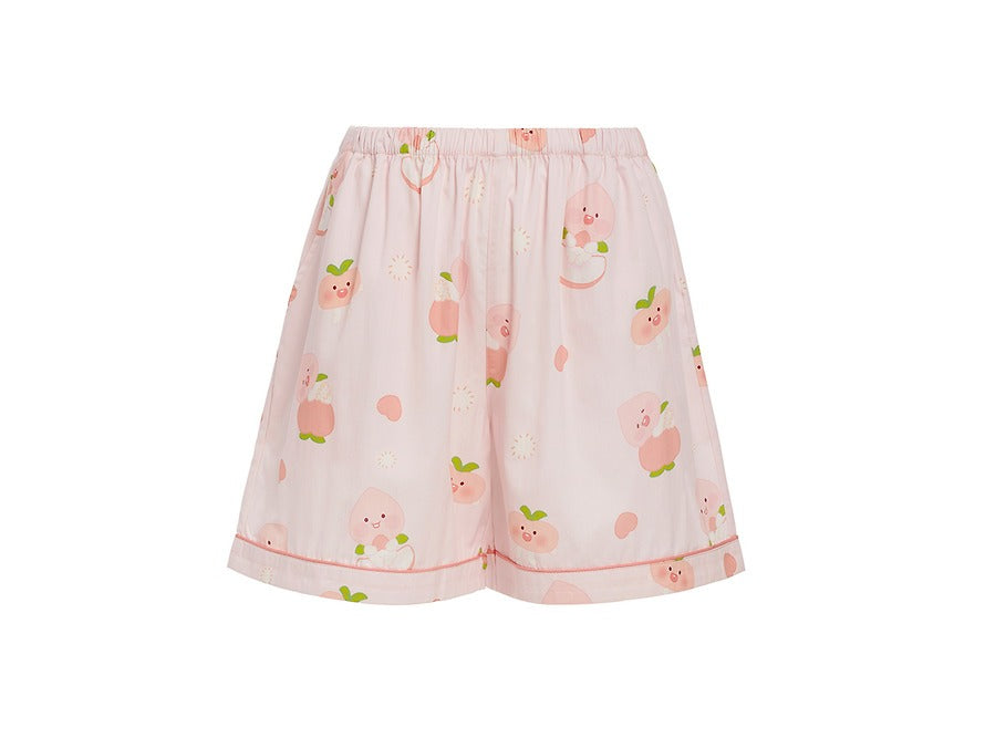 [KAKAO FRIENDS] Peach Women Pajama Set Pink Lounge Wear Apeach