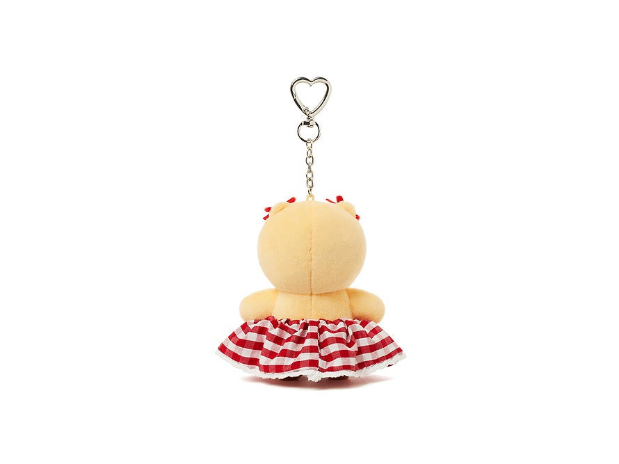 [KAKAO FRIENDS]Choonsik Stretch Check Outfit Keyring Plush