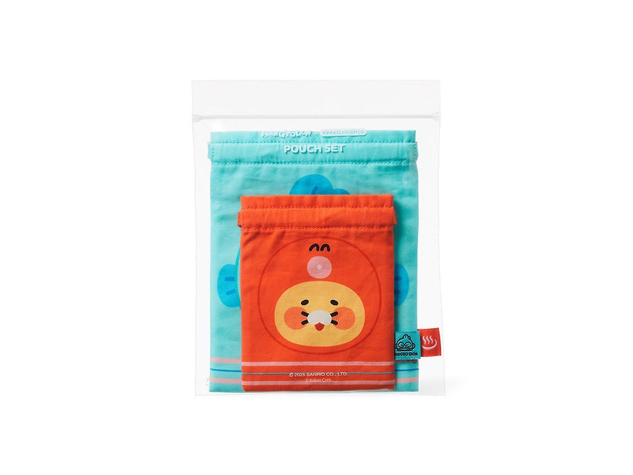 [KAKAO FRIENDS] × Hangyodon Mini Pouch Set (2pcs, Chunsik Ver.)