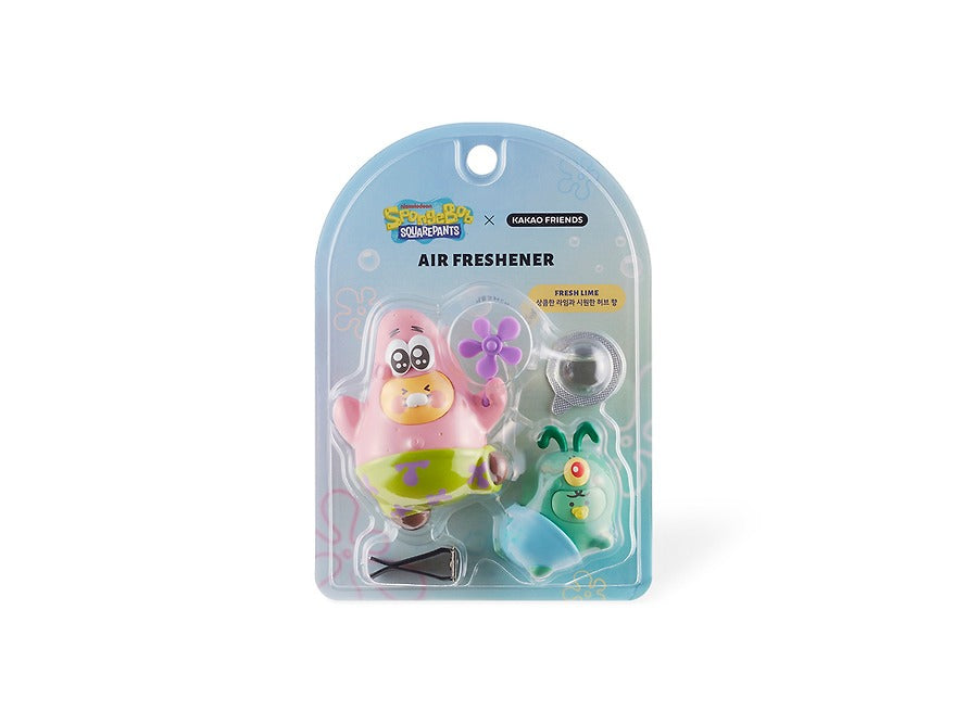 [KAKAO FRIENDS]x SpongeBob Car Air Freshener Figure Set Dashboard Decor