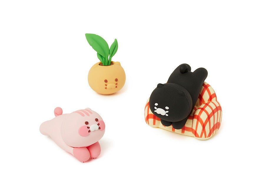 [KAKAO FRIENDS]Black Chunsik Desk Figure Set