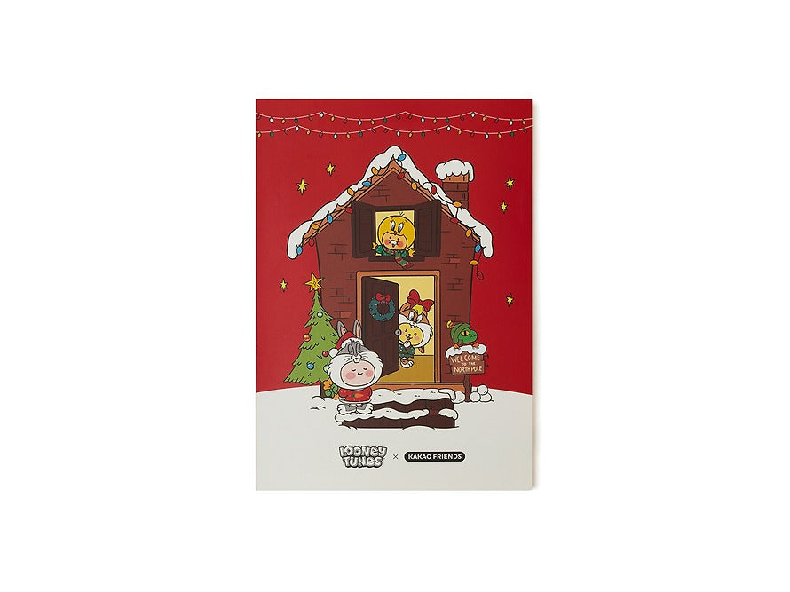 [KAKAO FRIENDS] Looney Tunes X Friends Holiday Memo Pad Friends Collection