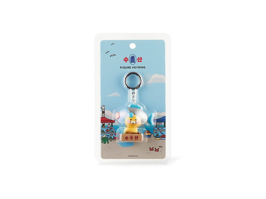 [KAKAO FRIENDS]Choonsik Seafood Market Figure Keychain Collection 4 Types