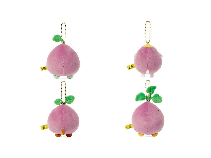[KAKAO FRIENDS]Crayon Shin-chan x Kakao Friends Sweet Potato Plush Keyring Set