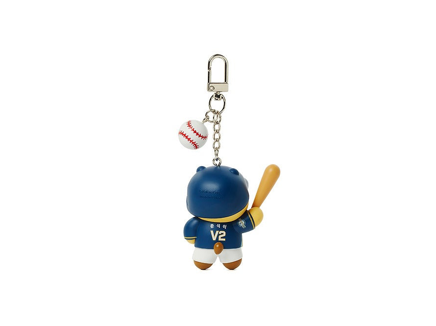 [KAKAO FRIENDS] KBO x Kakao Friends Chunshik Batter Figure Keyring Collection